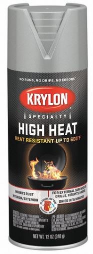 KRYLON HIGH HEAT ALUM SPRAY 12Z