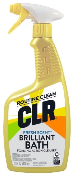 CLR BK-2000 Bath and Kitchen Cleaner, Clear, 26 oz Spray Bottle