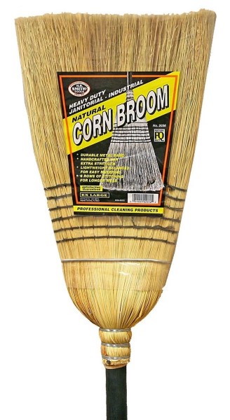 BROOM JANITOR CORN 28LBS