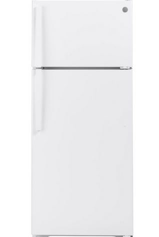 GE 17.5 Cu. Ft. Top-Freezer Refrigerator | White