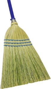 Quickie 900-6 Outdoor Broom, Corn Fiber Bristle