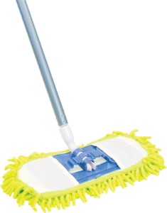 Quickie 060TRIRM-18 Dust Mop, Microfiber Head, Green