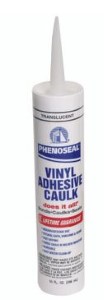 CAULK VINYL ADHESIVE CLR 10OZ