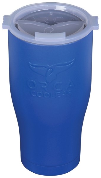 DRINKWARE BLUE W/CLR LID 27OZ