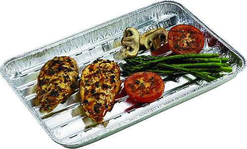 GrillPro 50426 Heavy-Duty Grilling Tray, Aluminum