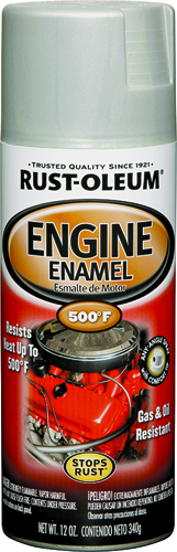 RUST-OLEUM AUTOMOTIVE 248953 Engine Enamel Spray Paint, Cast Coat Aluminum,