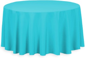 HARRIET TURQUOIS TABLECLOTH ASST