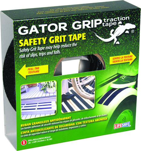 INCOM Gator Grip RE142 Anti-Slip, Premium-Grade Traction Tape, 60 ft L, 2 in