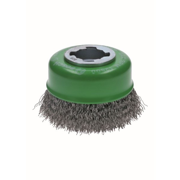 Bosch WBX319 3" Cup Brush Crimped Stainless Steel