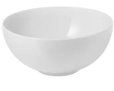 HILLINGTON BOWL WHITE 9"