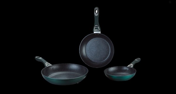 FORGED 3PC FRY PAN AMEXICOOK