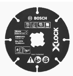 BOSCH CMWX450 4-1/2 In. X-LOCK Carbide Multi-Wheel