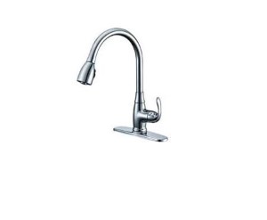 NOBLE SINGLE KITCHEN FAUCET P/DOWN