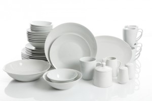 CLASSIC PEARL 39PC DINNERWARE WH