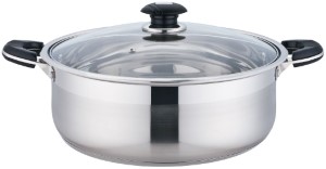 STAINLESS STEEL LOW POT | 10QT