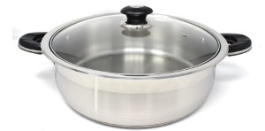 STAINLESS STEEL LOW POT | 12QT