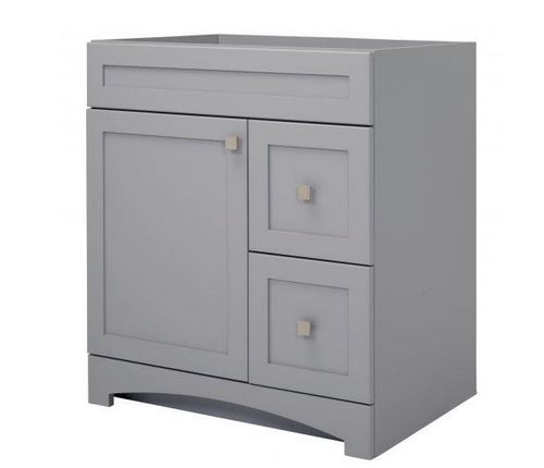 VANITY MONTERREY COOL GREY 30X21IN