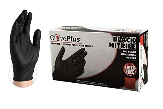 GLOVE NITRILE PWDR FR 5MIL L