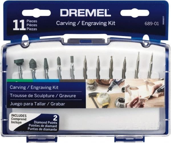 Dremel 11 pc. Carving/Engraving Kit