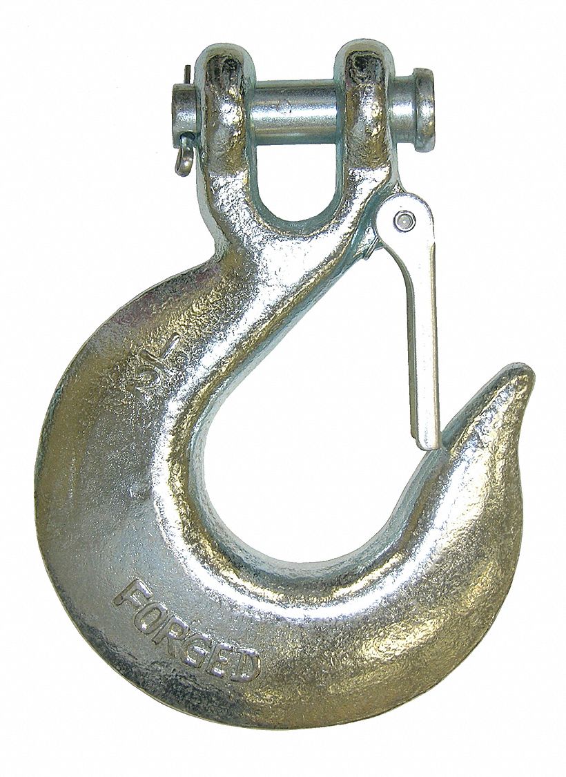 SLIP HOOK CLEVIS 1/2" W.TAG