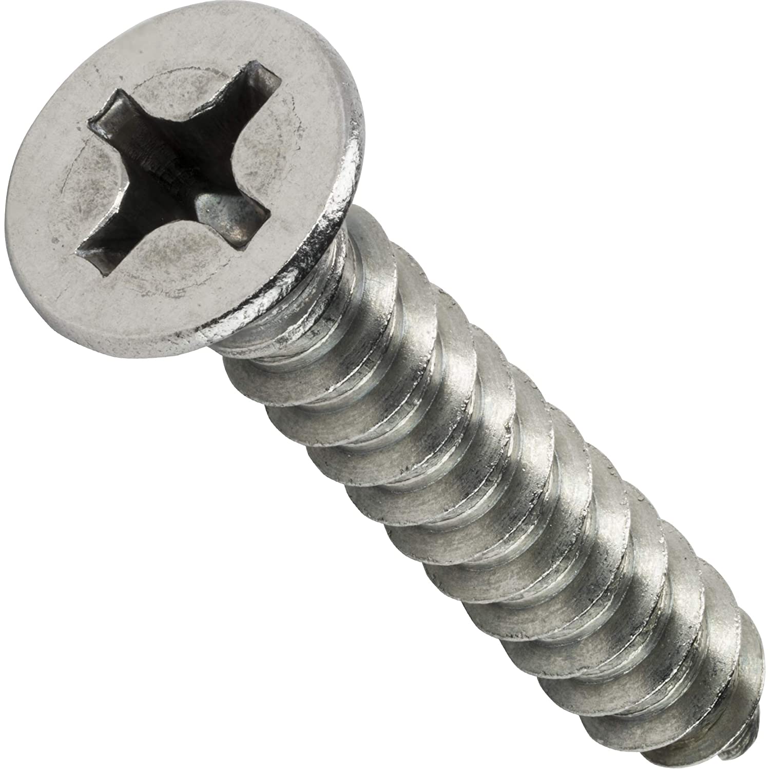 METAL SCREW PHIL SS FH 6X5/8