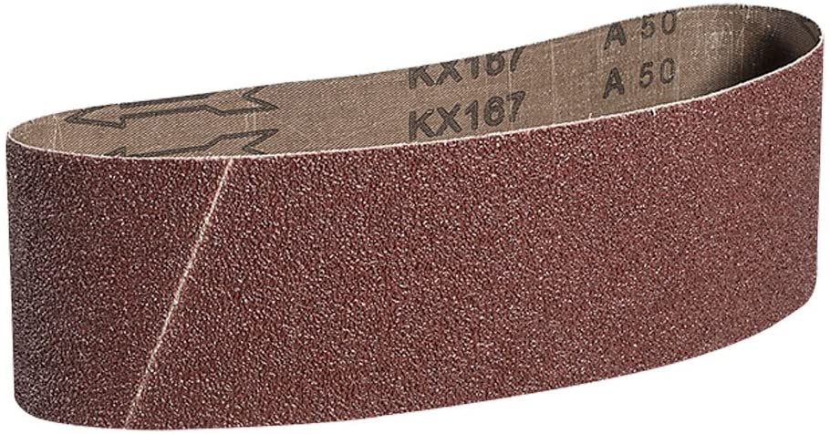 Mercer Industries 110050 4" x 24" Aluminum Oxide Sanding Belts 50Grit - 10