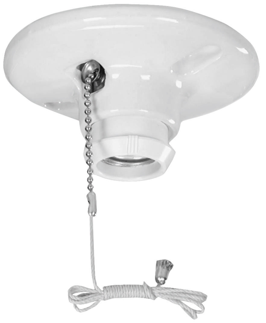 CW LAMPHOLDER PULLCHAIN CEILING