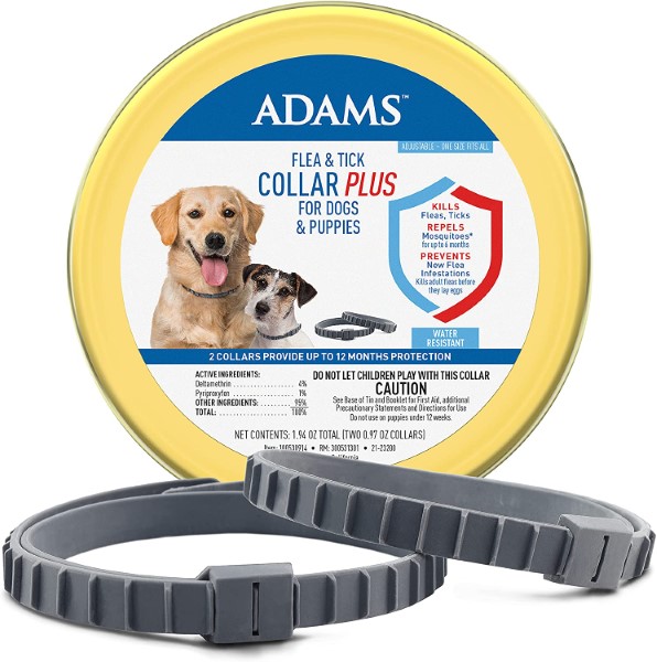 Adams Flea & Tick Collar for Dogs & Puppies