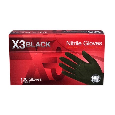 GLOVE NITRILE 3MIL POWDRFREE L