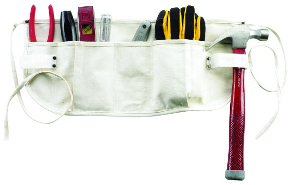 APRON CARPENTER 5-PKT CANVAS