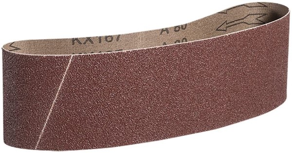 Mercer Industries 107080 3" x 24" Aluminum Oxide Sanding Belts 80Grit - 10