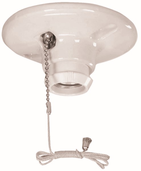 CW LAMPHOLDER PULLCHAIN CEILING