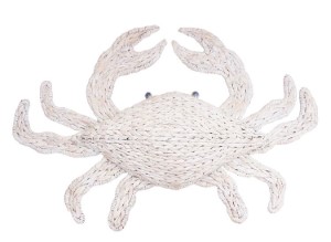 WOVEN CRAB WALL DECOR