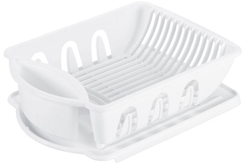 Sterilite 06218006 Sink Set, Plastic, White