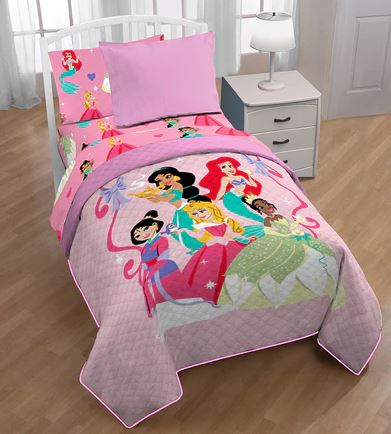 2PC PRINCESS BEDSPREAD TWIN