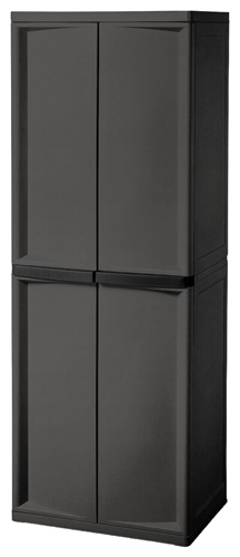 STERILITE 4 SHELF UT/CABINET GRY