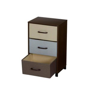 DNU 3DRAWER CHEST WALNUT