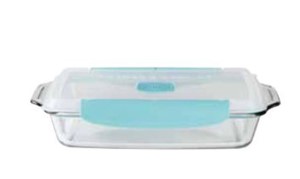 BAKE DISH W/TRUELOCK LID 3QT