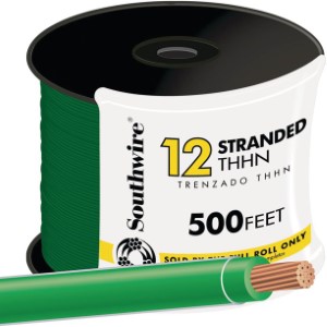 WIRE 12 STR THHN GREN 500FT SPL