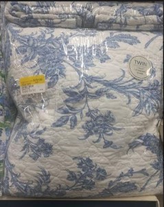 Bleighton Blue Twin Quilt Set