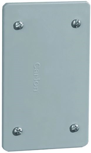 CARLON PVC BLANK COVER GRAY