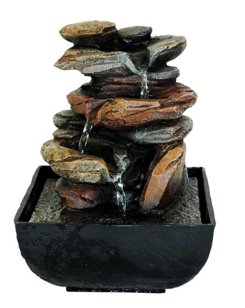 Mini Aqua Stones Indoor Water Fountain