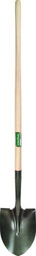 UnionTools 40191 Shovel, 11-1/2 in L x 9-1/2 in W Blade, Hardwood Handle