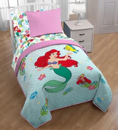 2PC MERMAID BEDSPREAD TWIN DISNE