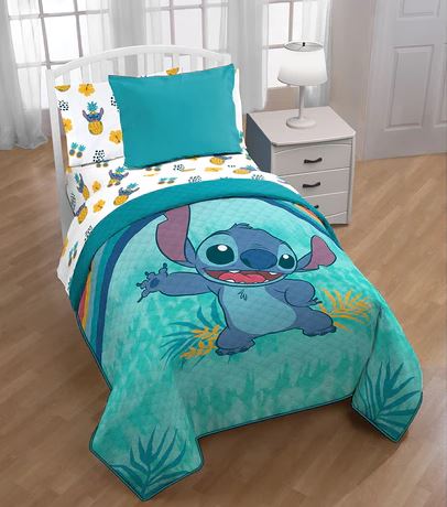 2PC STITCH BEDSPREAD TWIN DISNEY