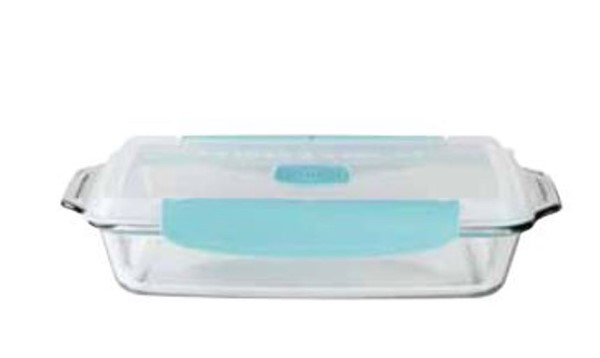 BAKE DISH W/TRUELOCK LID 3QT