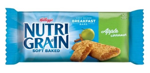 Kellogg's Nutri-Grain Soft Baked Breakfast Bars Apple Cinnamon, 1.3 OZ	