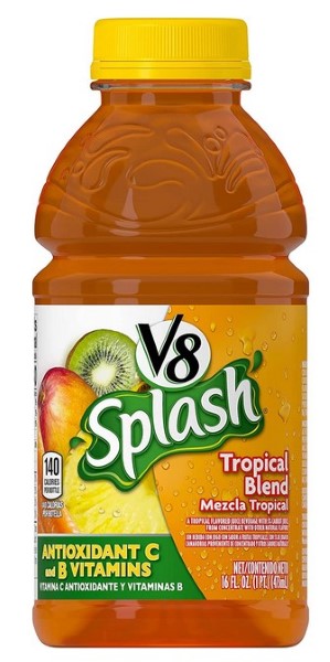 V8 Splash Tropical Blend Juice, 16 oz.