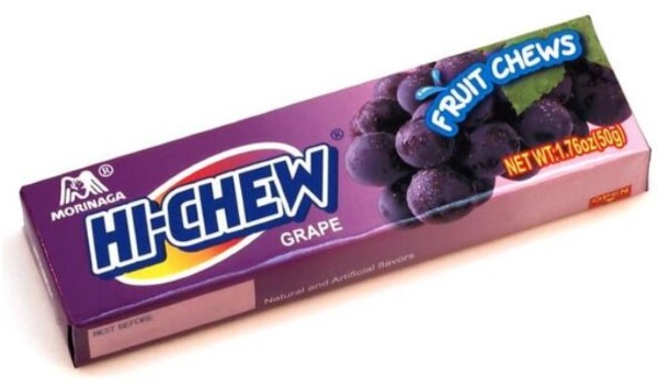 Hi-Chew Candy Grape Stick, 1.76 Oz.