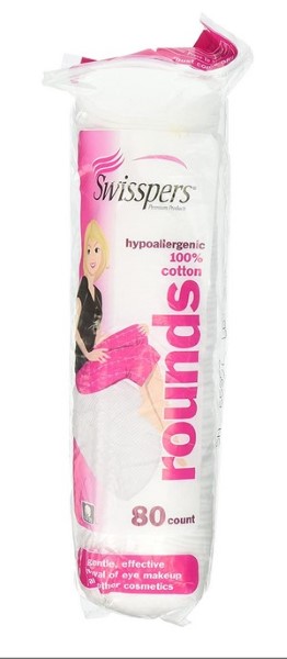 Swisspers Premium Cotton Rounds - 80ct